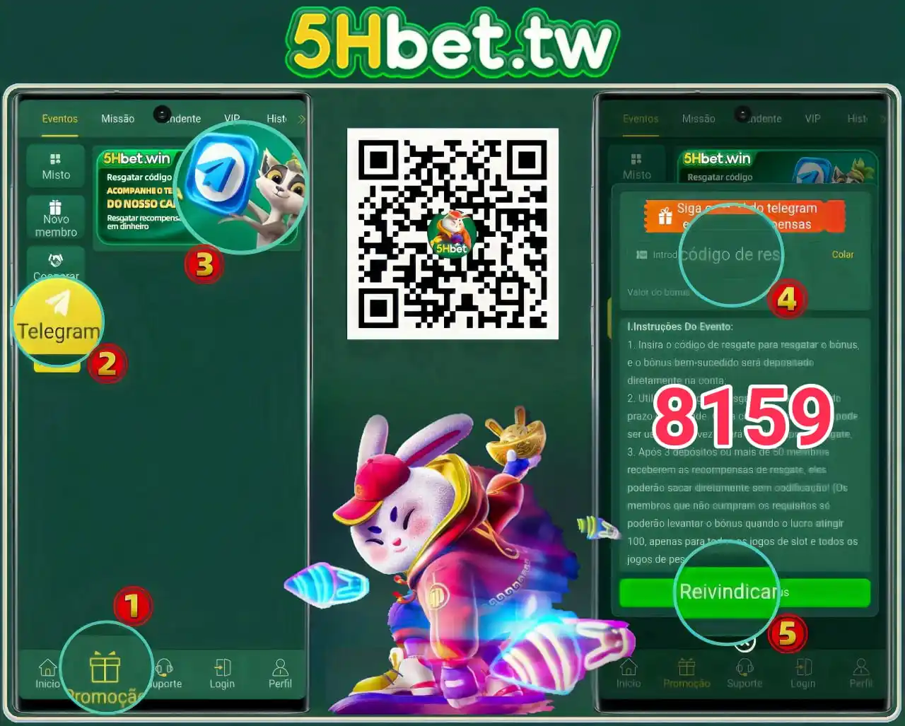 Image from 5Hbet | Canal Oficial: PG Slots - Parceiro Estratégico Oficial O código de resgate de hoj...