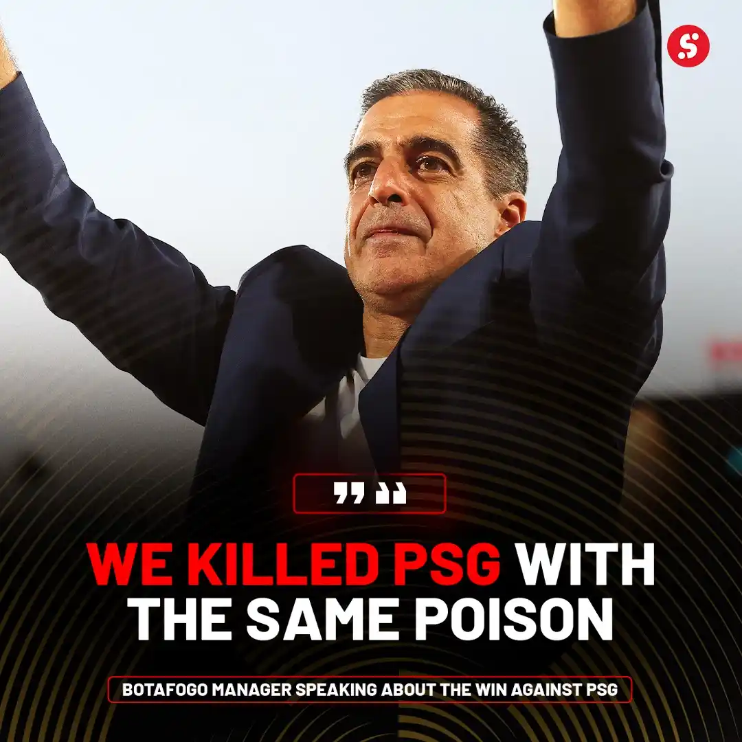 Image from SportyBet : 🗣️🎙️Renato Paiva after Botafogo's 1-0 win against PSG last night. ...