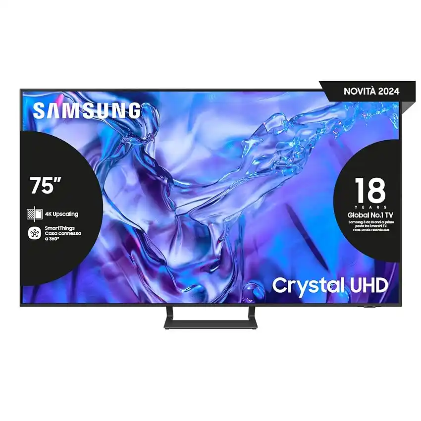 Image from PrezzoFolle: 🛍 _Smart TV Samsung UE75DU8570UXZT Crystal UHD 4K, Smart TV 75" Proce...