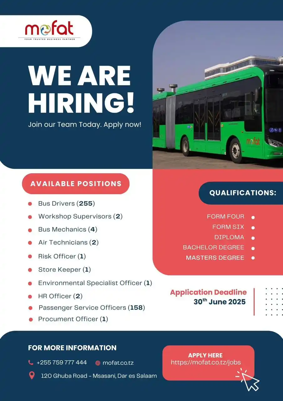 Image from Creed AJIRA PORTAL: TUMA MAOMBI HAPA > https://elimutimes.com/dart-urban-transport-vacanc...