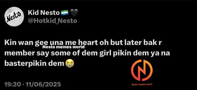 Image from Nesto Memes world: Uman nor to man padi😭💔...