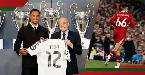 Image from TUKO.co.ke Sports News: *Why Trent Alexander-Arnold Used His First Name, Not Surname, on Real ...