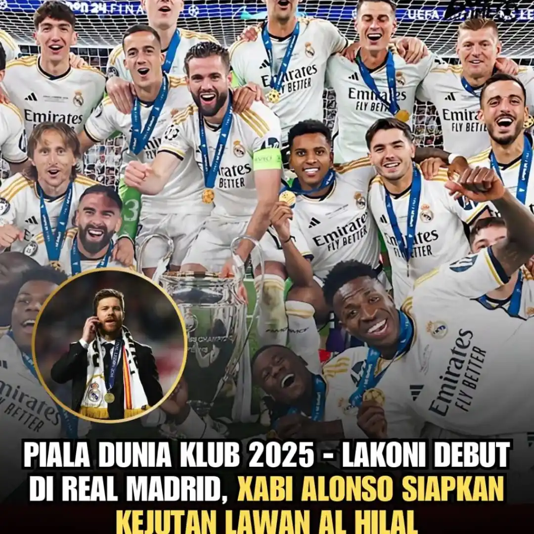 Image from GOAL TIME: Xabi Alonso akan melakoni debutnya sebagai pelatih baru Real Madrid sa...