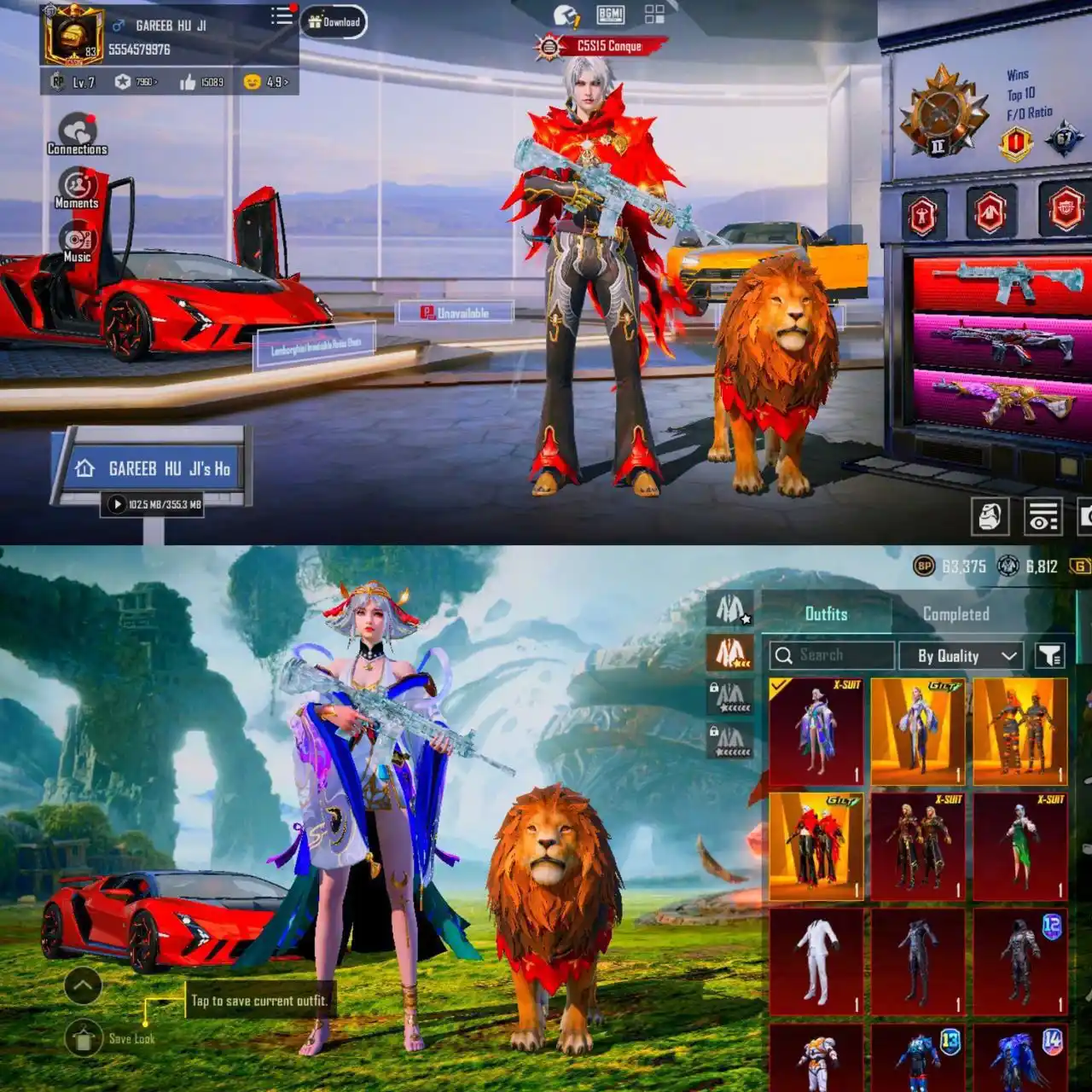 Image from 🇮🇳 𝗠𝗔𝗬𝗔𝗡𝗞 𝗛𝗨𝗕 🇮🇳: *🔺15 KILL MSGS WITH DUAL LAMBO & TRIPLE XSUIT WITH HEAVY MF🔺*  *LVL ...