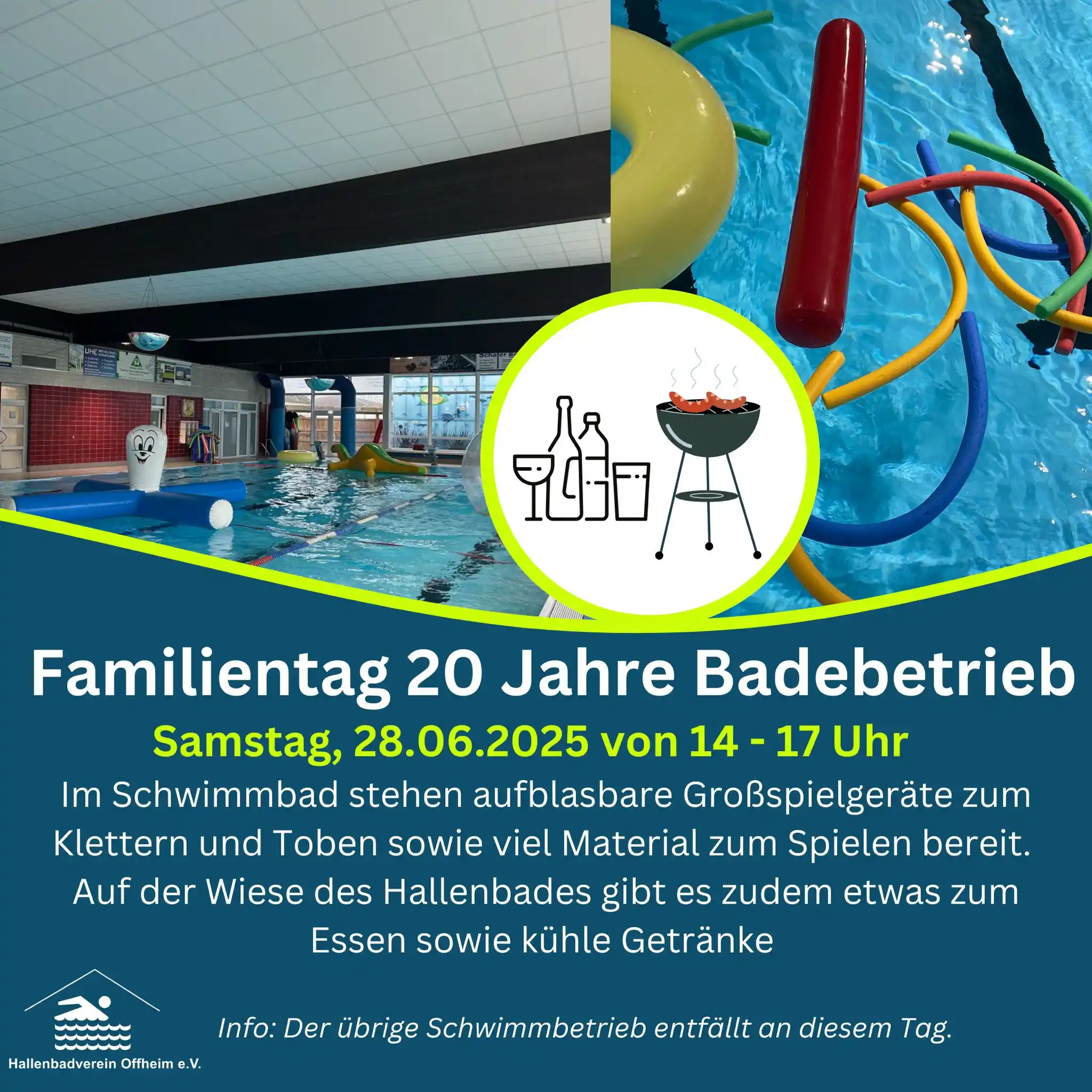 Image from Hallenbadverein Offheim e.V. : 2005 bis 2025 - 20 Jahre Badebetrieb des Hallenbadvereins Offheim   Se...