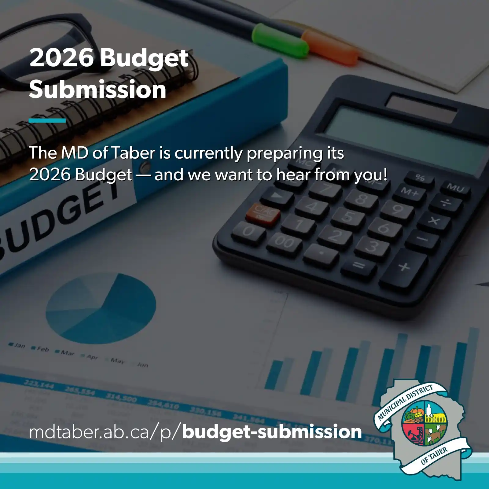 Image from Municipal District of Taber: *✨ 2026 Budget Submission — We Want Your Input! ✨* The MD of Taber is ...