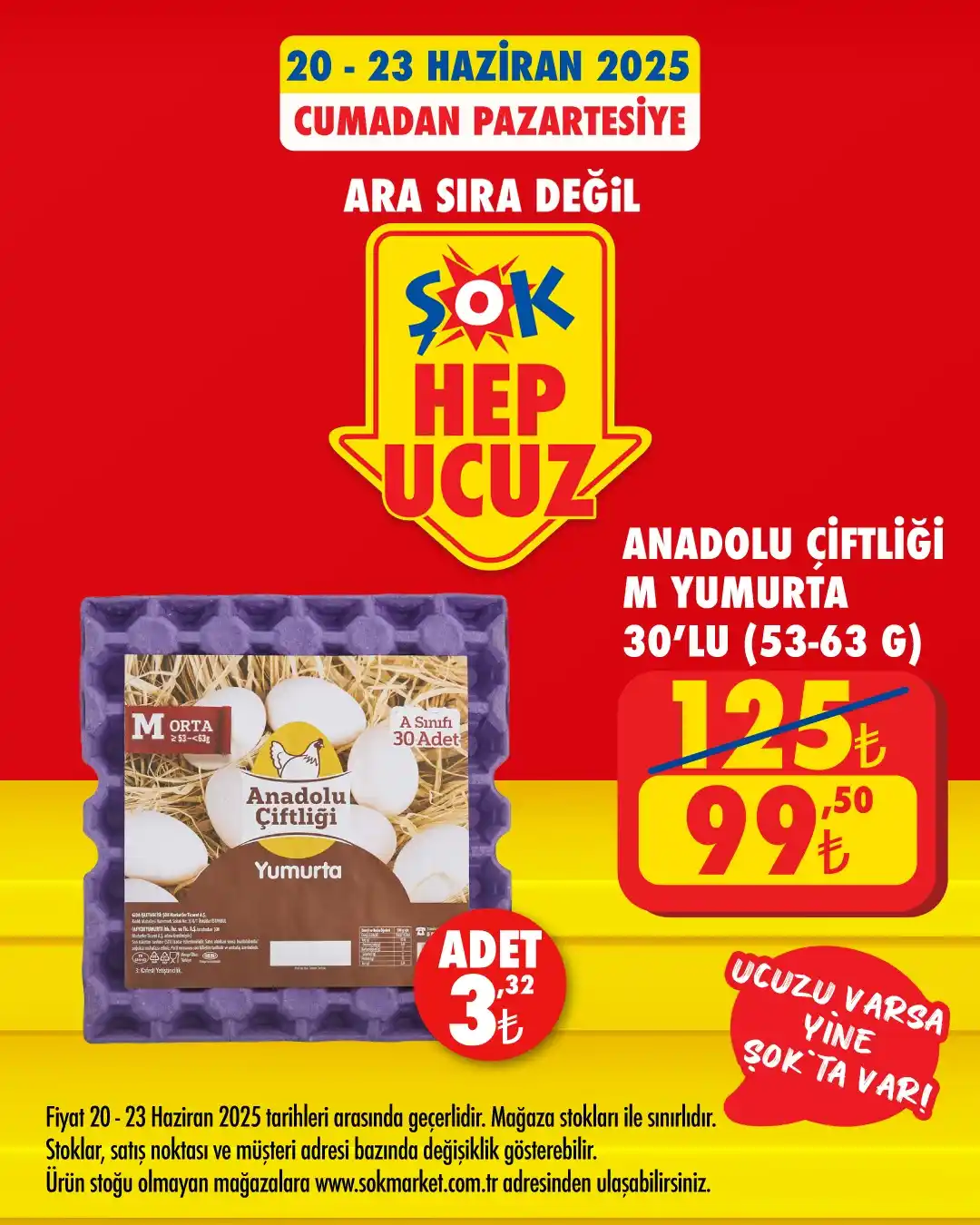Image from Şok Marketler: Ara sıra değil ŞOK hep ucuz! 💛 Cüzdanınızı düşünen fiyatlarla ucuz al...