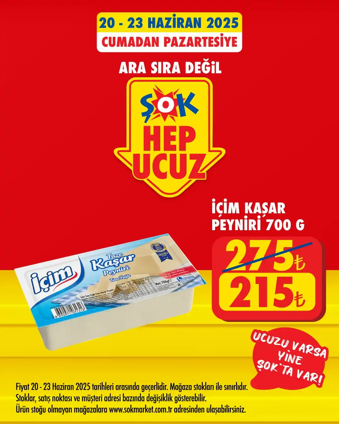 Image from Şok Marketler: Ara sıra değil ŞOK hep ucuz! 💛 Cüzdanınızı düşünen fiyatlarla ucuz al...