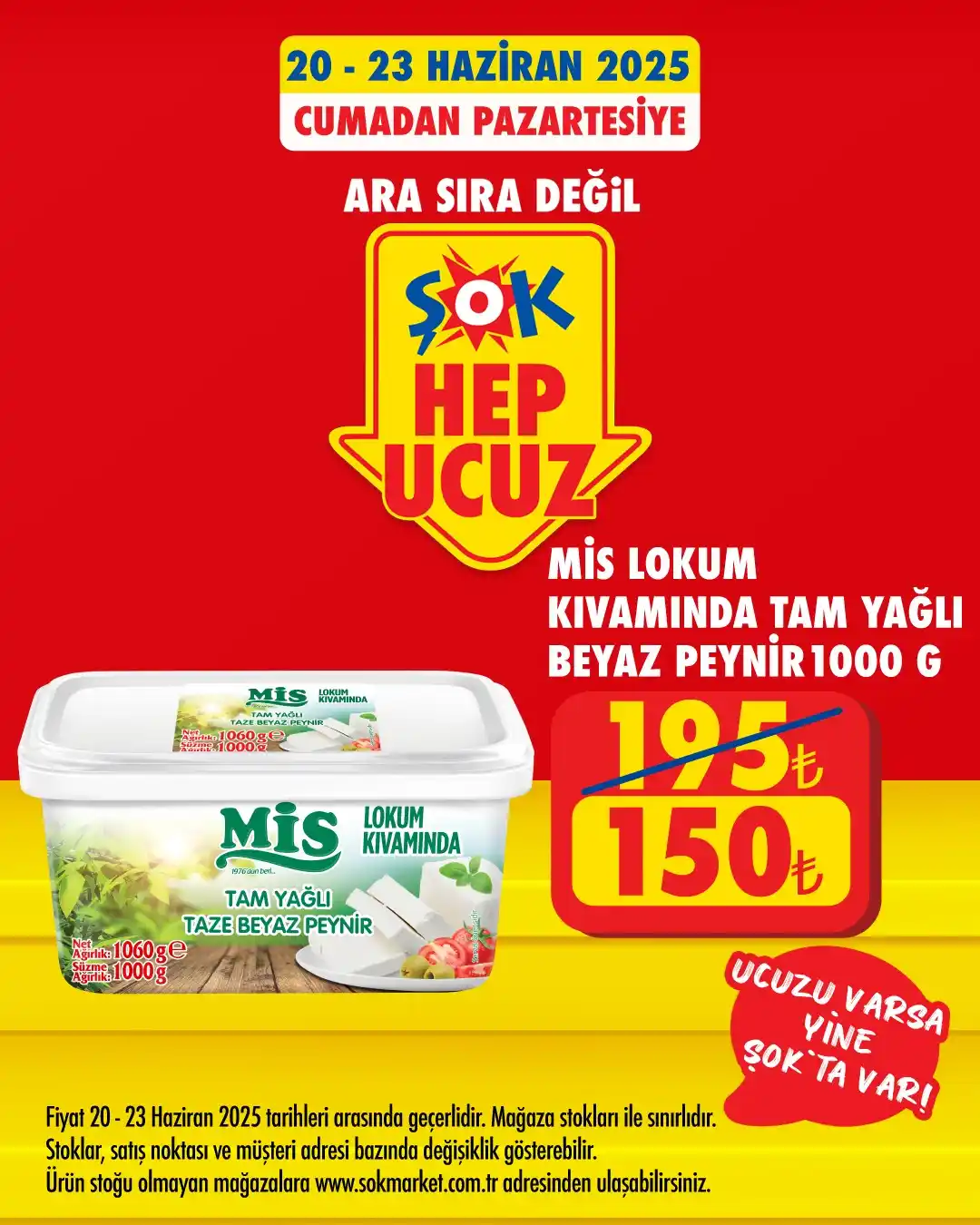 Image from Şok Marketler: Ara sıra değil ŞOK hep ucuz! 💛 Cüzdanınızı düşünen fiyatlarla ucuz al...
