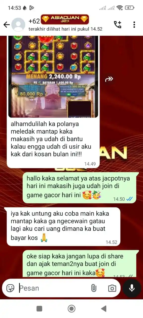 Image from INFO GACOR ASIACUAN303 TERPECAYA 100%: _*🪐  ASIACUAN303 JUJUR & TERPERCAYA 🪐*_     Selamat untuk para pemen...