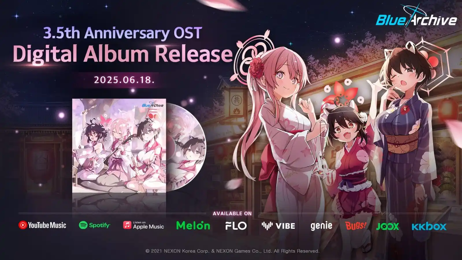 Image from Blue Archive Indonesia: *【Blue Archive 3.5-Year Anniversary OST Now Available for Digital Stre...