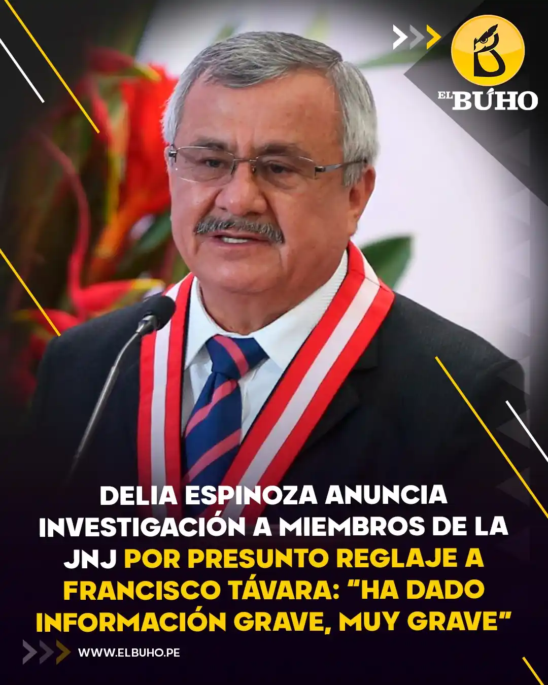 Image from El Búho.pe 🦉: ‼️‼️Delia Espinoza abrió investigación a miembros de la JNJ tras la de...
