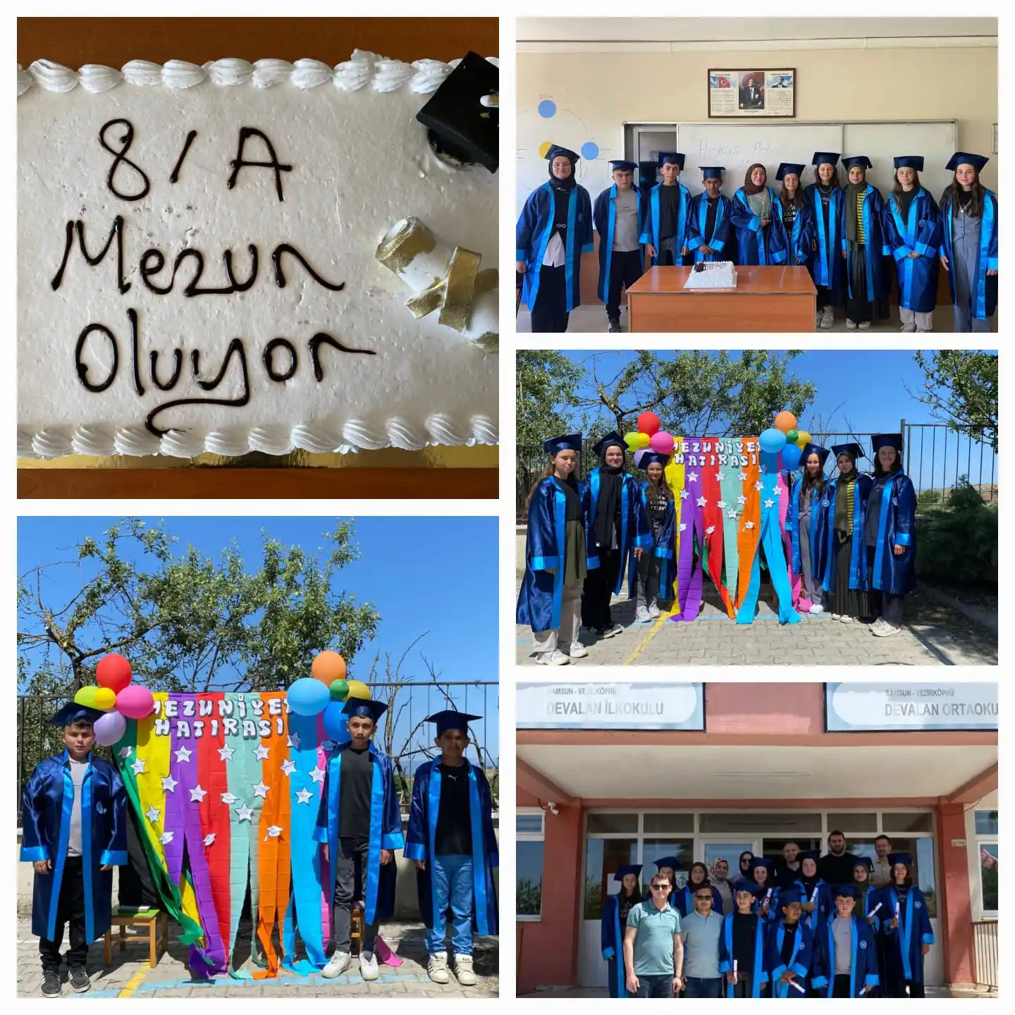 Image from Vezirköprü İlçe Milli Eğitim Müdürlüğü: *🎓 Devalan Ortaokulu’nda Mezuniyet Coşkusu* Bir dönemin daha sonuna ...