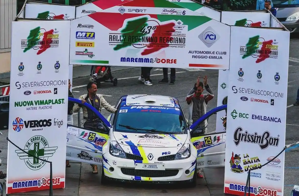 Image from DRCSPORTMANAGEMENT: DRCNEWS 🌍  Prolinesport a tre punte al  Rally Appennino Reggiano  Leg...