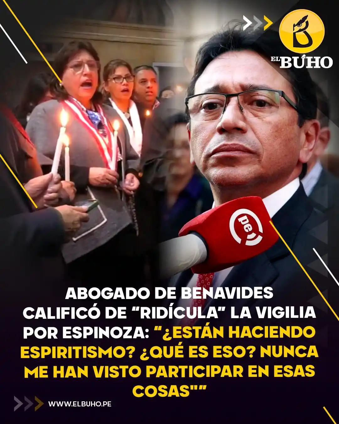 Image from El Búho.pe 🦉: 🤔🤔El abogado de Patricia Benavides, Humberto Abanto, calificó como “...
