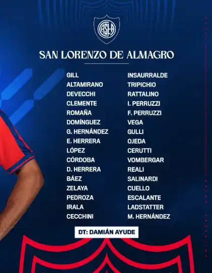 Image from Info San Lorenzo: 📋 Esta es la lista de convocados para la parte más exigente de la <a ...