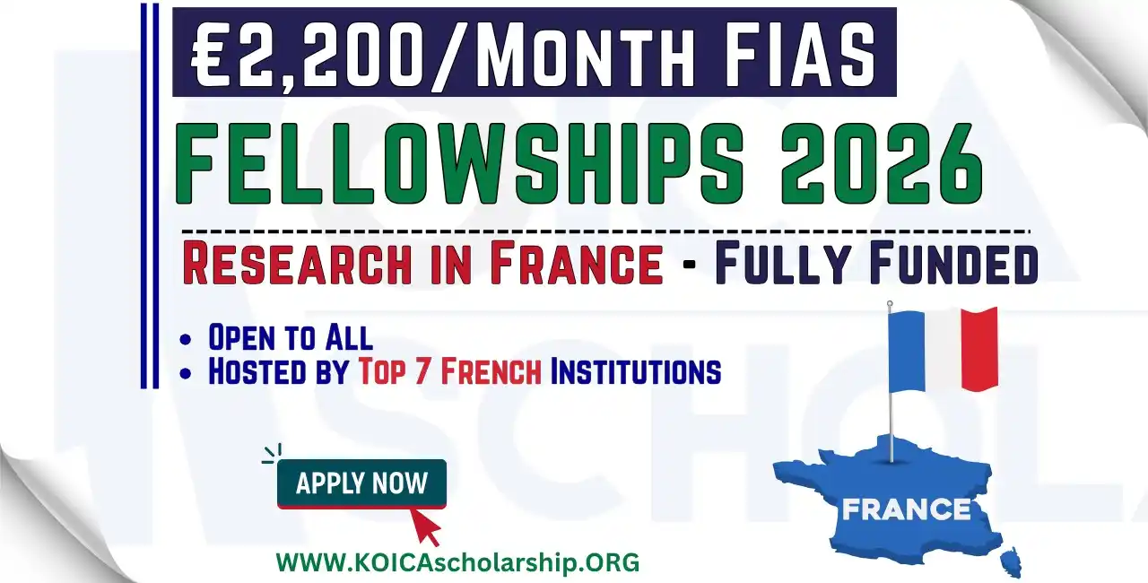 Image from KOICA Scholarship 2025: €2,200/Month FIAS Fellowship Program 2026 - Fully Funded France   Appl...