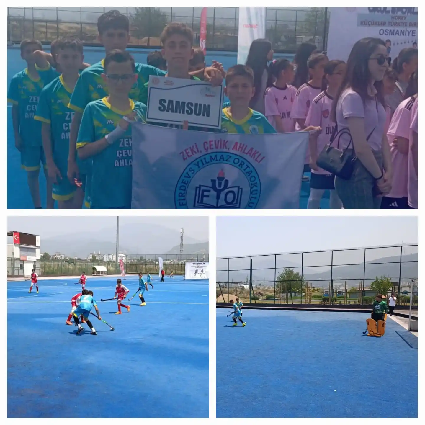 Image from Vezirköprü İlçe Milli Eğitim Müdürlüğü: 🏑 Firdevs Yılmaz Ortaokulu Küçükler Erkek Hokey Takımından Önemli Baş...