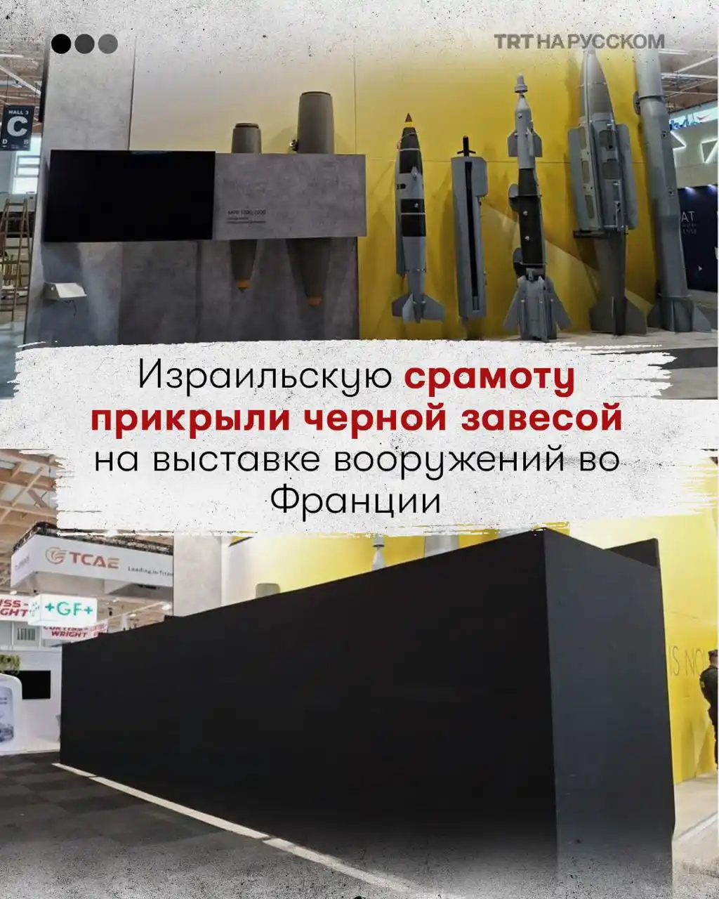 Image from TRT НА РУССКОМ: 🇫🇷🫸🇮🇱 «Израиль в гневе»: Франция заблокировала  израильские стенд...