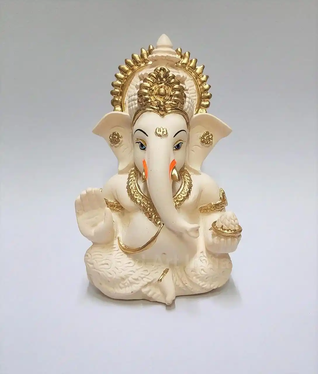 Image from 💥 Loot Deals India 🔥 | Amazon ⚡ Flipkart 🛍️ Myntra 💃 Meesho 💸 Offers 🤑 Coupons 🎁 Discounts 🛒: 🔥🔥Gold Art India Peach Ivory Finish Ganesha Idol Car Dashboard IdolG...