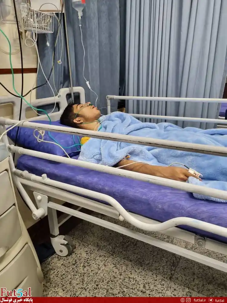 Image from Fut5al.ir: جراحات جدی خبرنگار پایگاه خبری فوتسال در حملات رژیم منحوس صهیونیستی+ ع...