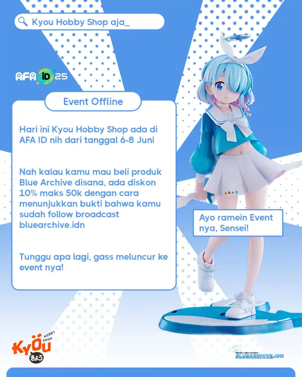 Image from Blue Archive Indonesia: Hai Orchiver dan sahabat Kyou! Siapa nih yang mau datang ke salah satu...