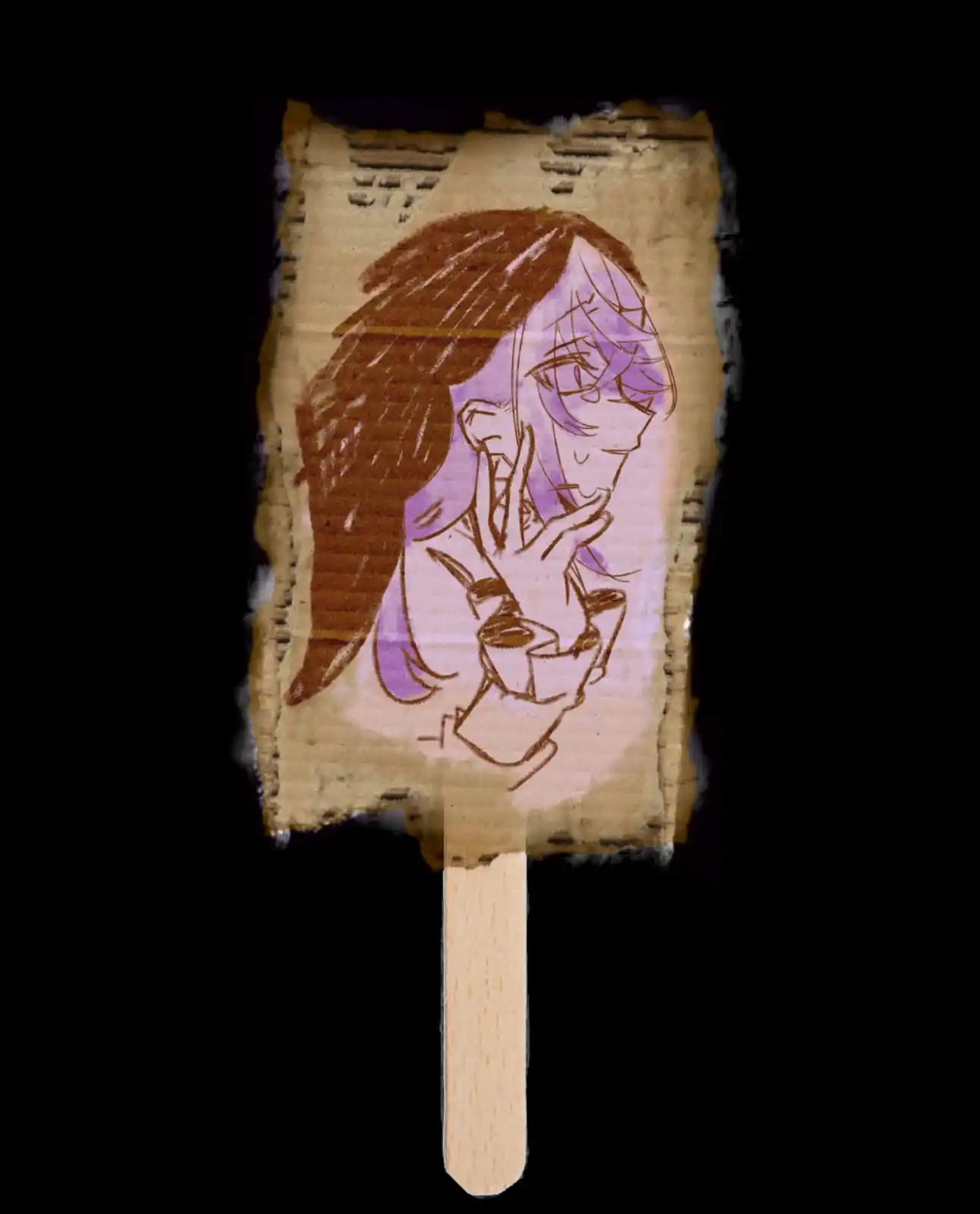 Image from Tadaussy: heres a free Luchikaoncardboard.png...