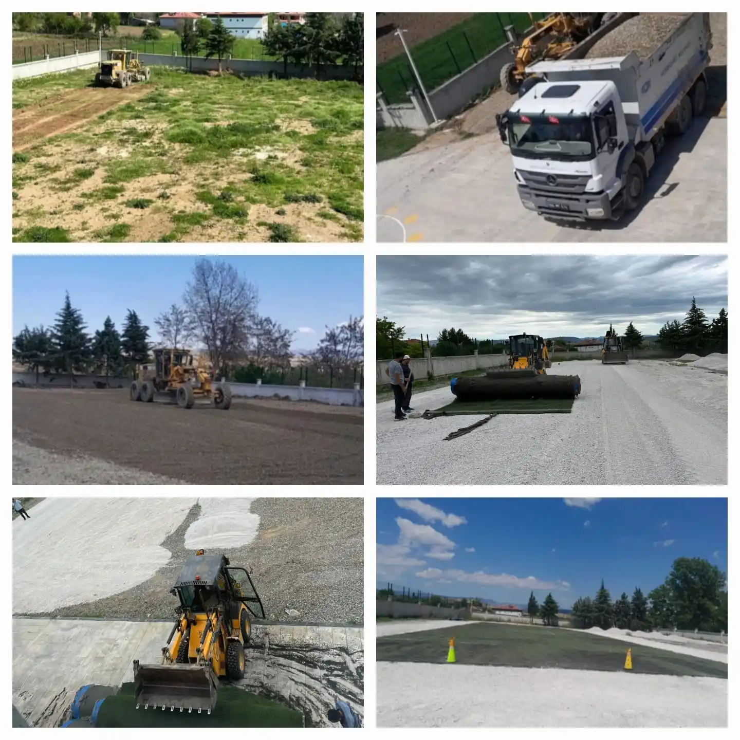 Image from Vezirköprü İlçe Milli Eğitim Müdürlüğü: 🏟️ İncesu İlkokulu-Ortaokulu'nda Suni Çim Saha Çalışmaları Devam Ediy...