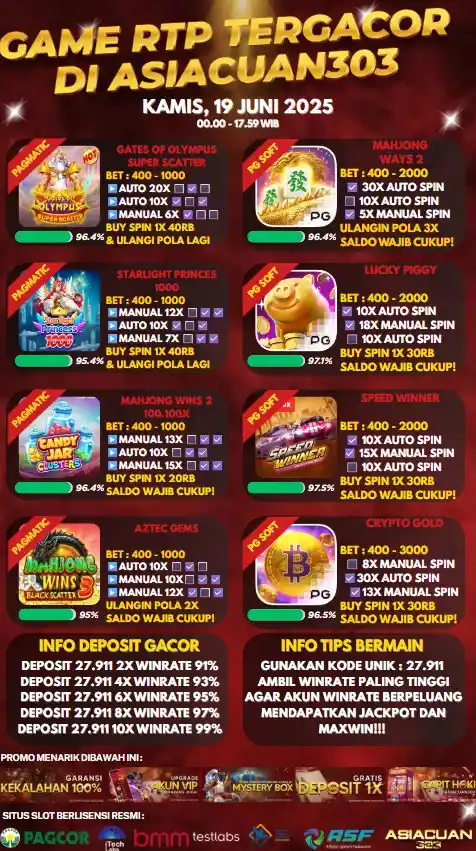 Image from INFO GACOR ASIACUAN303 TERPECAYA 100%: *INFO RTP MIDNIGHT JACKPOT DAN MAXWIN🔥🔥* _🕰️ JAM GACOR 00:00 - 14:...