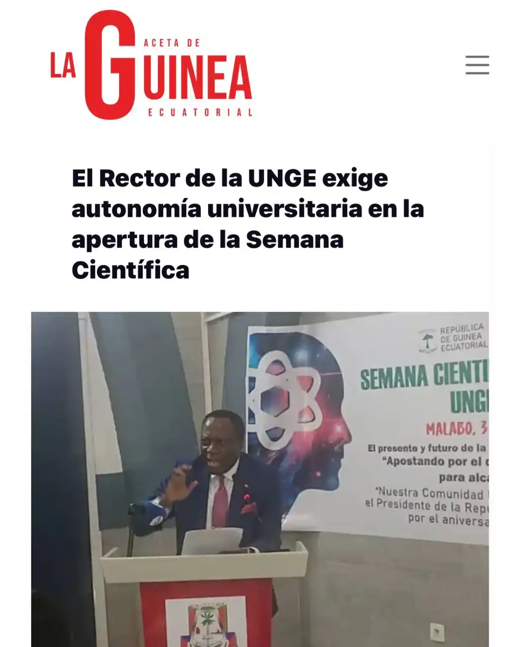 La Gaceta de Guinea Ecuatorial  post