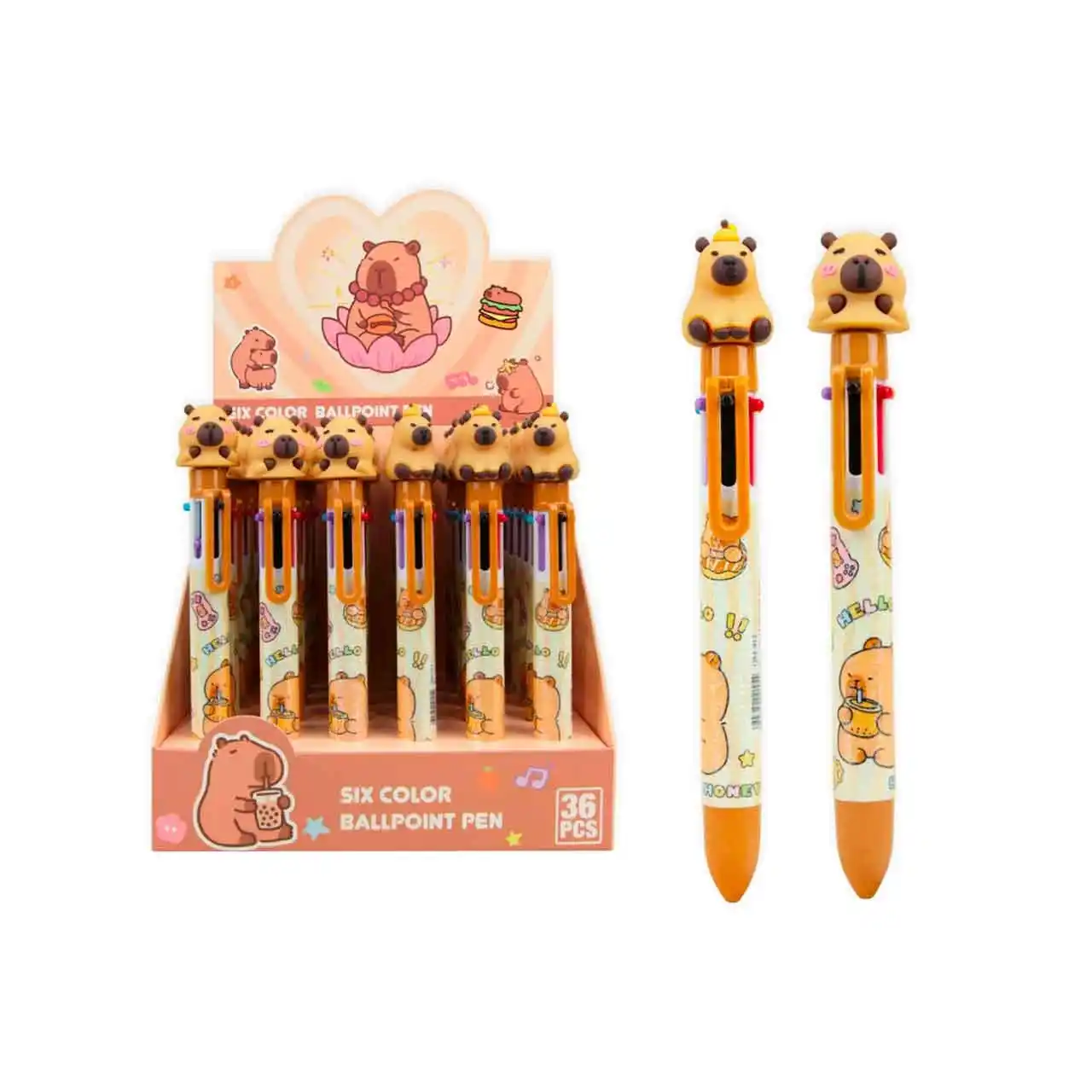 Image from NOVEDADES LA MOROCHA 🥰💗: Lapicera Capybara 6 Colores 😍 *$1.500 c/u*...