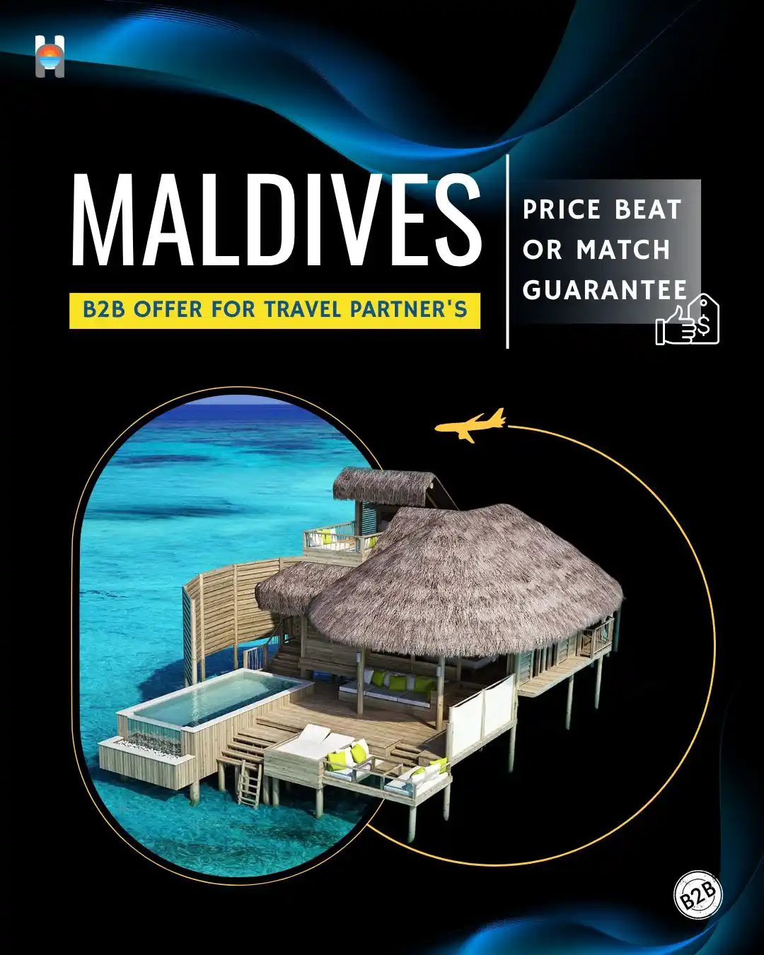 Image from UnXplore - [DMC/B2B]: 📣 *Maldives B2B Offer* – For Travel Partners 🏝️  💰 *Price Beat or M...