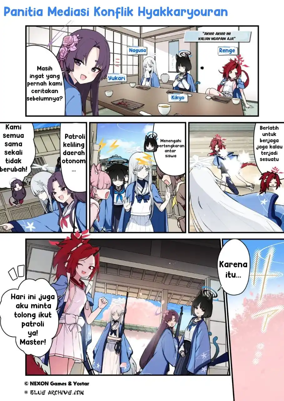 Image from Blue Archive Indonesia: _【Manga Archive】_  *【Aoharu Records (Indonesian ver)】Episode 112*   Se...