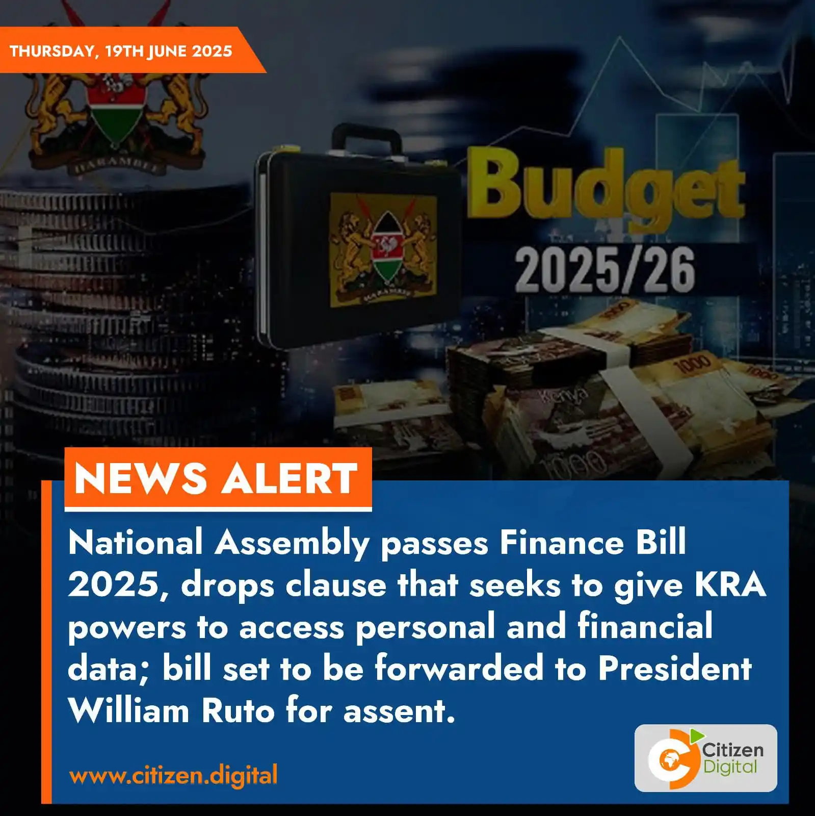 Image from The Voice We Need ❤️ ♨️🎯🤝: National Assembly passes Finance Bill 2025, drops clause that seeks to...