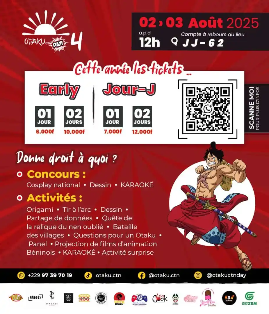 Image from Geek-Otaku: *Notre Billetterie est en deux volets. Dès maintenant vous pouvez vous...