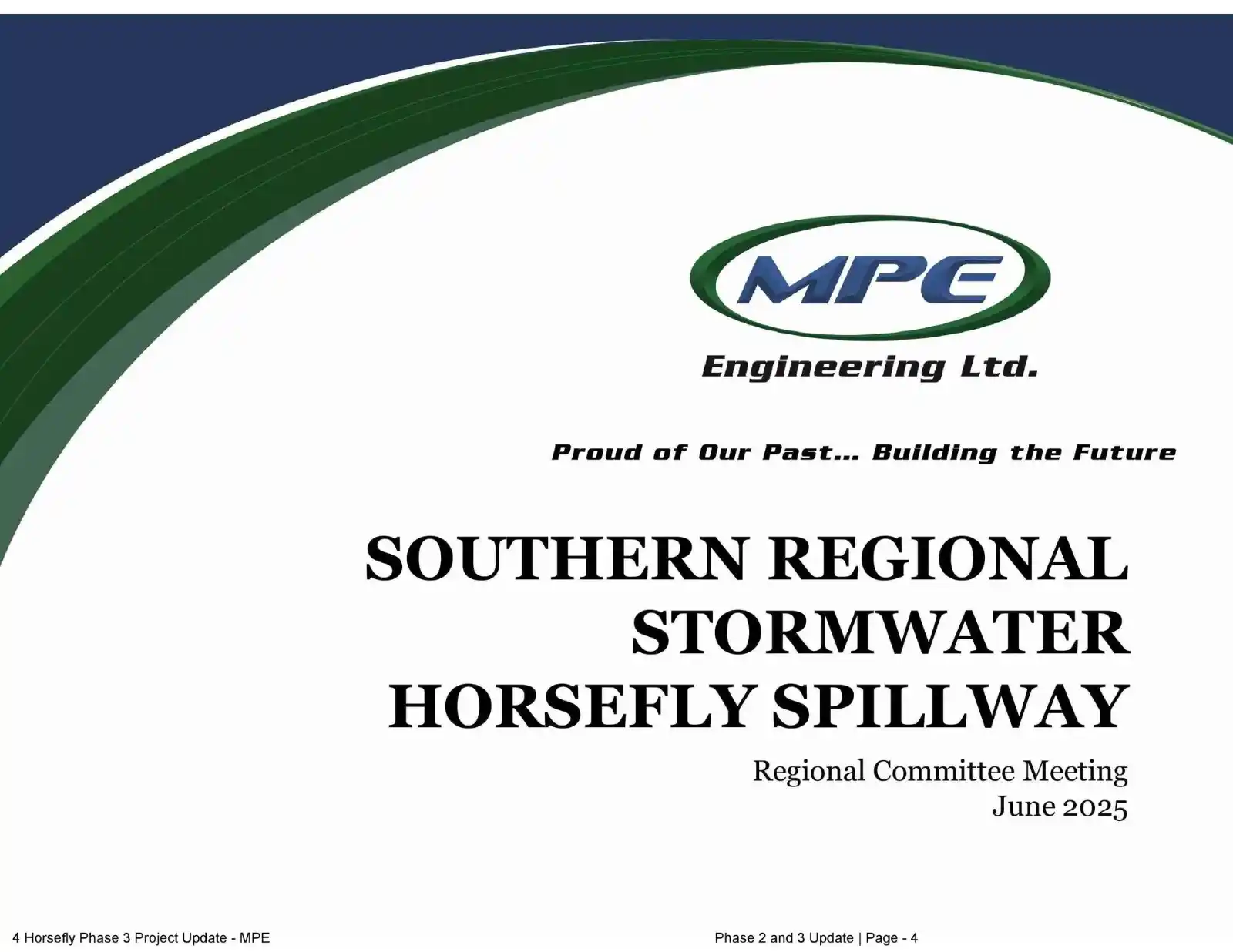 Image from Municipal District of Taber: *Protecting Our Communities — The Horsefly Regional Emergency Spillway...