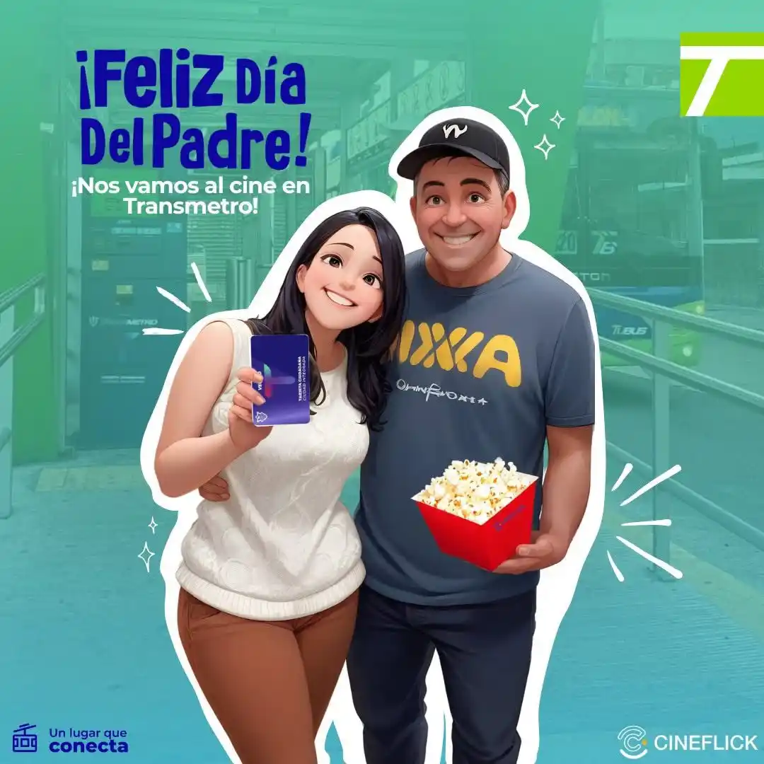Image from Transmetro/TuBus MuniGuate: ¿Querés ganar entradas para disfrutar del cine con papá? 🎟️✨  Tenemos...