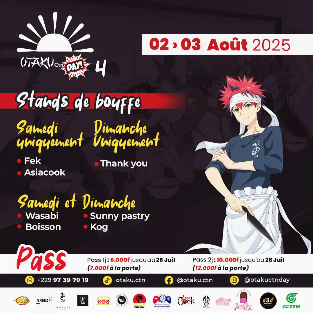 Image from Geek-Otaku: *Qui a dit que les otakus n'étaient pas des foodlovers?*  *Préparez vo...