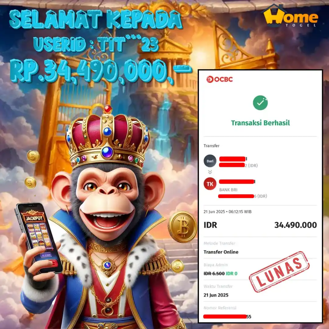 Image from HOMETOGEL: š„Selamat Kepada Userid TIT***23š„ š„ Withdraw mudah dan Cepat Tanpa ...