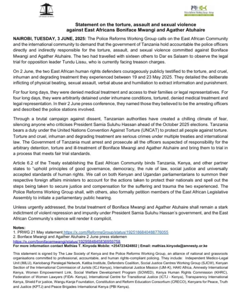 Image from The Voice We Need ❤️ ♨️🎯🤝: STATEMENT: Through a brutal campaign against dissent, Tanzanian author...