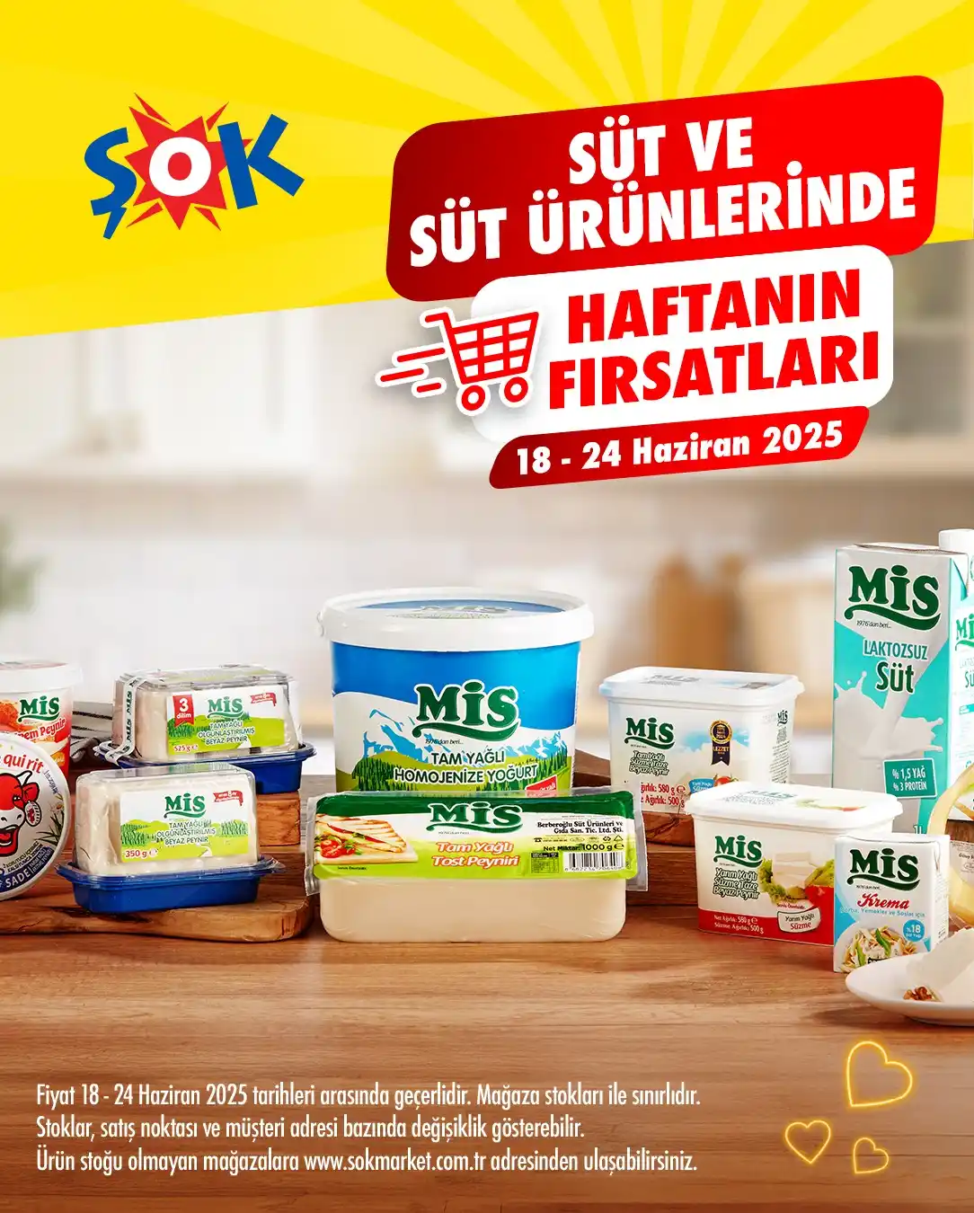 Image from Şok Marketler: Süt ve süt ürünlerinde haftanın fırsatları ŞOK’ta! 🧀🥛 İster ŞOK’tan ...