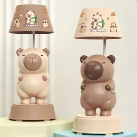 Image from NOVEDADES LA MOROCHA 🥰💗: Velador Capybara 🥰❤️ *$8.500* 2 niveles de luz - sacapuntas - recarga...