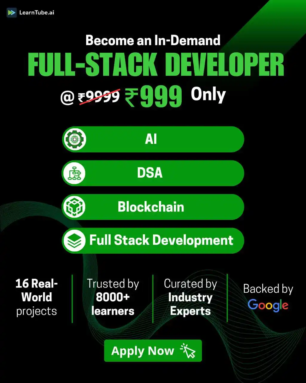 Image from Freshershunt: Act Fast - Only 21 Seats Left🔥 🚀 Become a Certified Full Stack Devel...