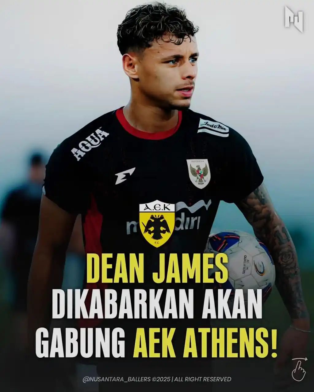 Image from ๐๐ข๐ฆ๐ง๐๐ฌ๐๐ฉ๐๐๐ญ๐: AEK Athens, klub raksasa asal Yunani, dikabarkan akan mendatangkan Dea...