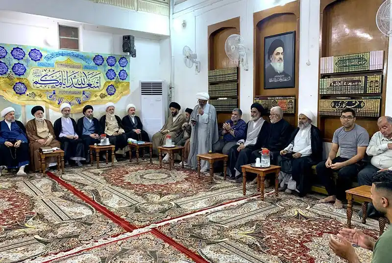 Image from AlShiraziAr: 🔹 *احتفال غديري في مكتب سماحة المرجع الشيرازي دام ظله بمدينة كربلاء ا...
