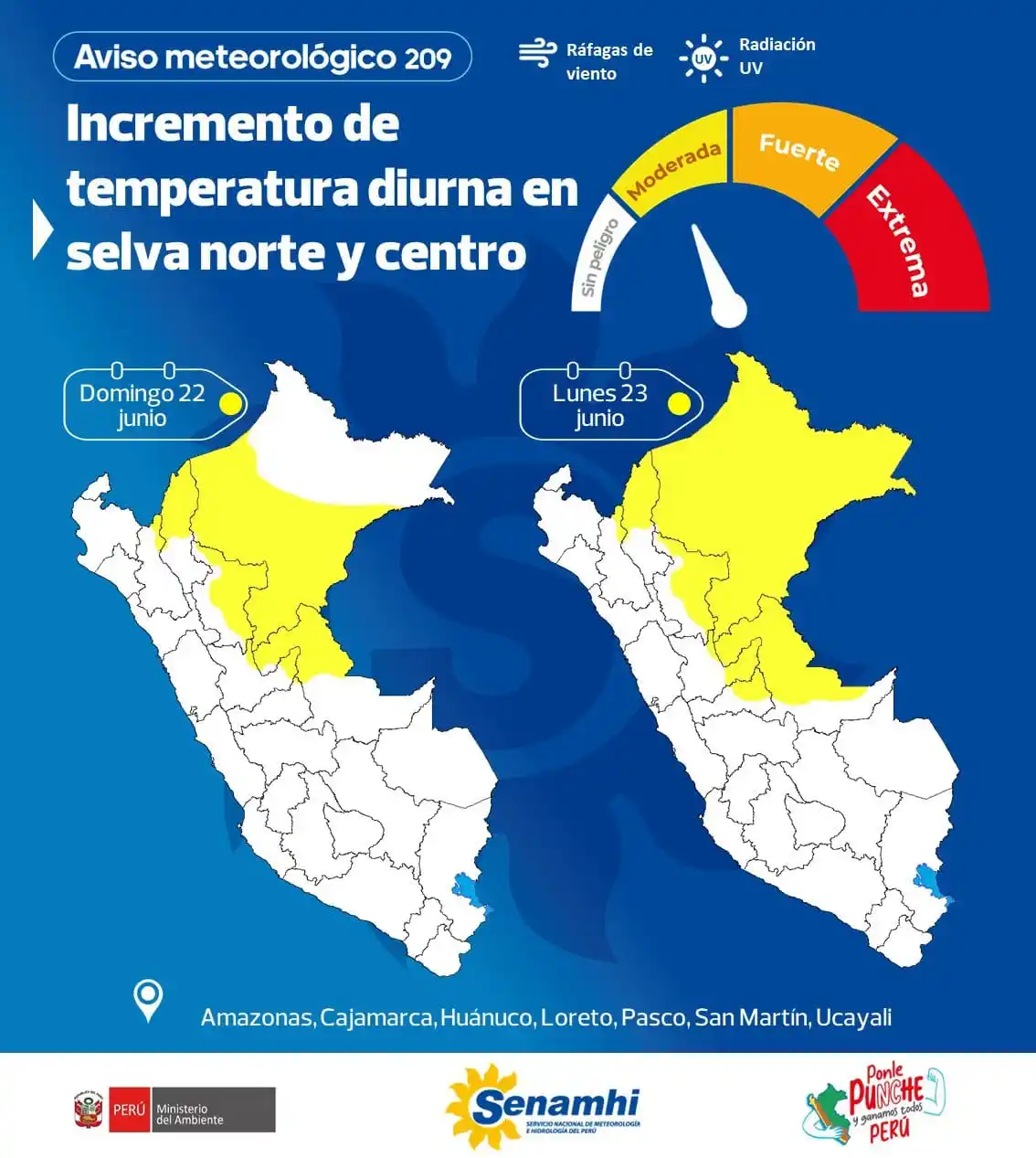 Image from Senamhi Perú: 📢<a class="text-blue-500 hover:underline cursor-pointer" href="/hasht...