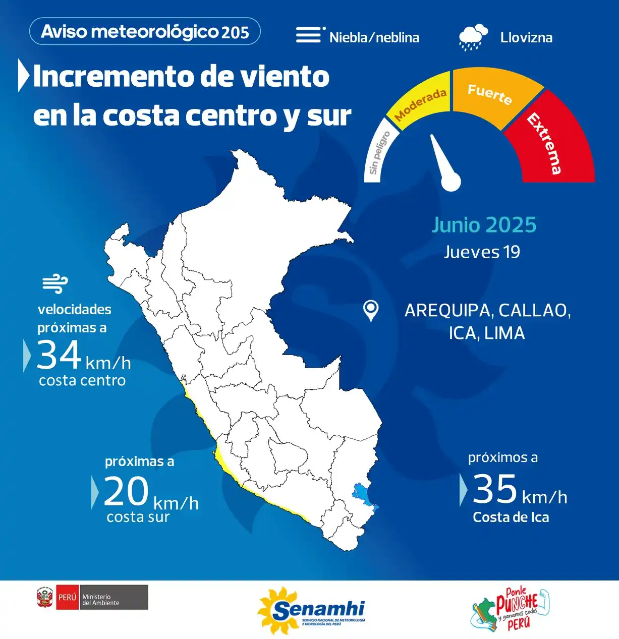Image from Senamhi Perú: 📢<a class="text-blue-500 hover:underline cursor-pointer" href="/hasht...