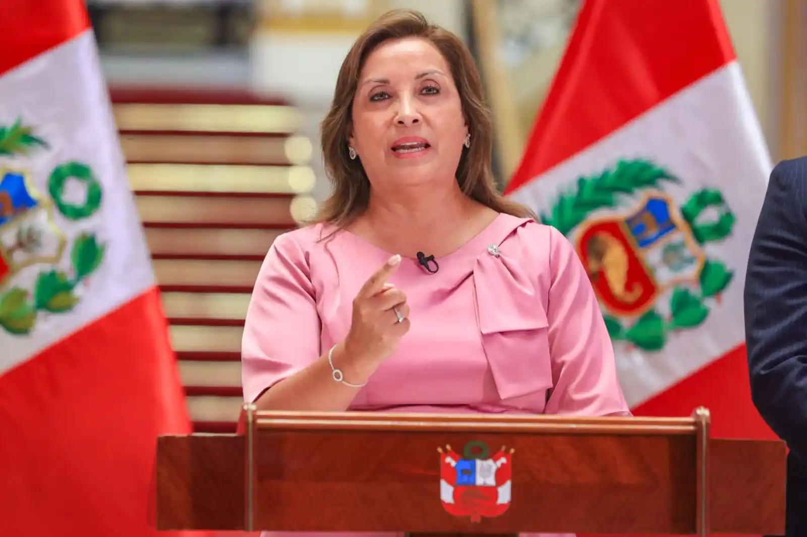 Image from Perú21 : 🚨Boluarte: "El Perú necesita estabilidad y unidad para continuar impu...
