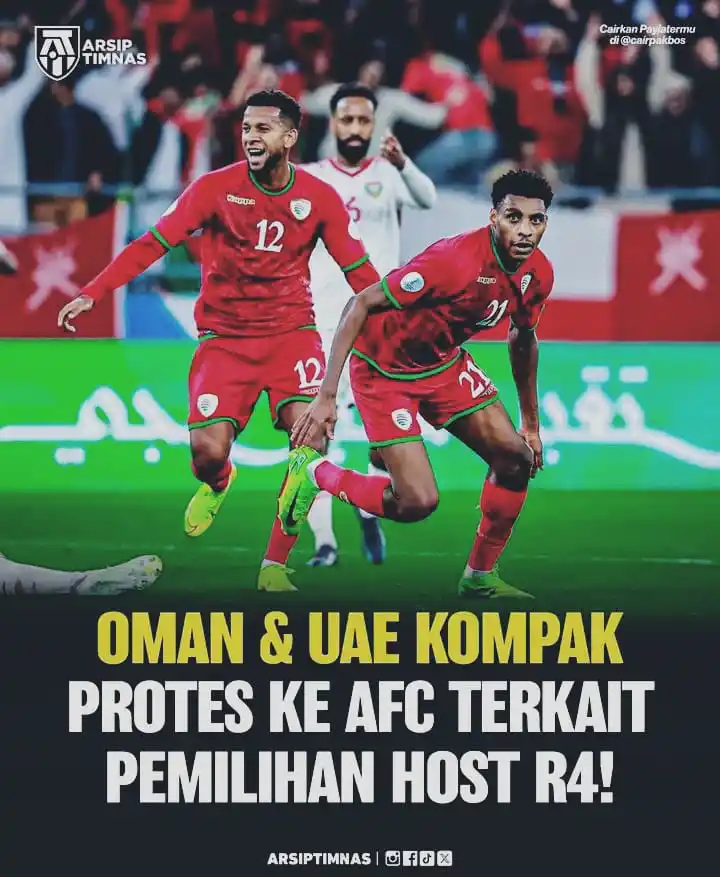 Image from ๐๐ข๐ฆ๐ง๐๐ฌ๐๐ฉ๐๐๐ญ๐: BREAKING UPDATE ๐จ Asosiasi Sepak Bola Oman (OFA) dan Asosiasi Sepak ...