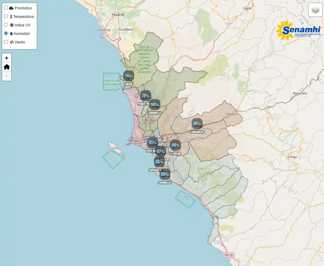 Image from Senamhi Perú: <a class="text-blue-500 hover:underline cursor-pointer" href="/hashtag...